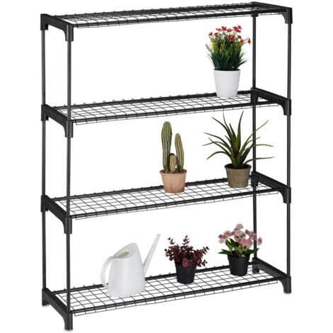 Scaffale per piante con 4 ripiani