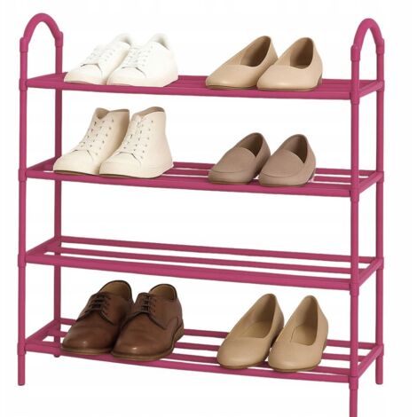 Scaffale per scarpe rosa (20)