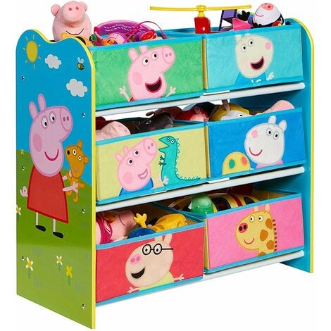 Scaffale portagiochi Peppa Pig