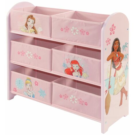 Scaffale portagiochi Principesse Disney