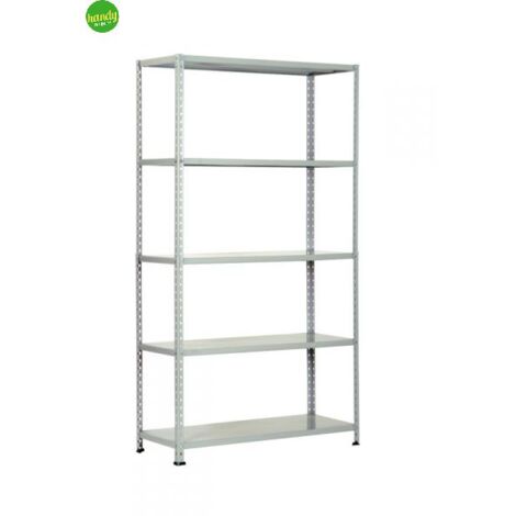 Scaffale Prometal classic grigio 186 x 100 x 30 cm