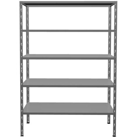 Scaffale Prometal incastro grigio 189 x 100 x 40 cm