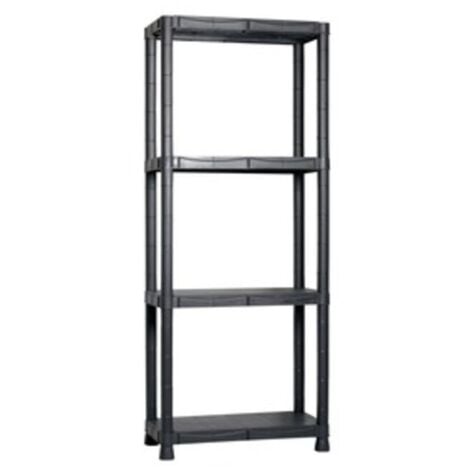 SCAFFALE RESINA 4 RIPIANI CM.60X30X143H