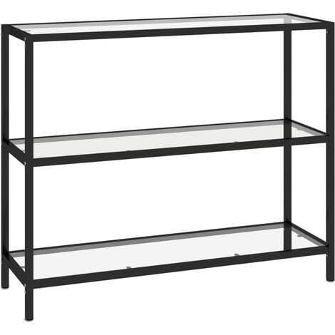 Scaffale Trasparente 100x36x90 cm in Vetro Temperato vidaXL