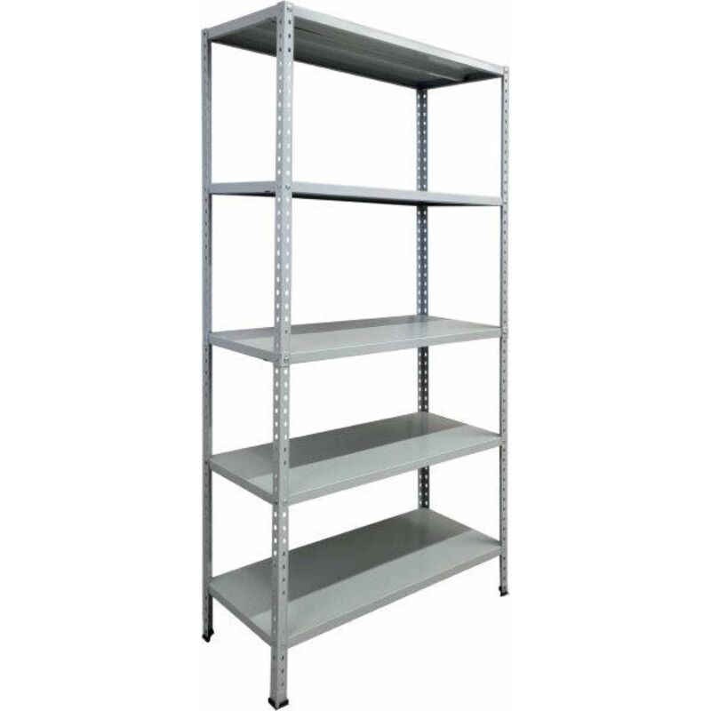 Prometal Scaffali In Kit 5 Ripiani Grigio Angolari Spezzati 5 Ripia...