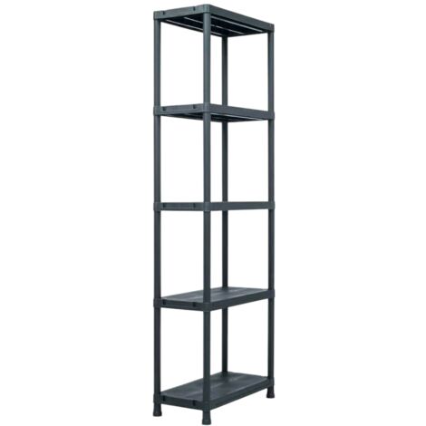 SCAFFALE UNIVERSAL 63-5 BLACK H180X60X30