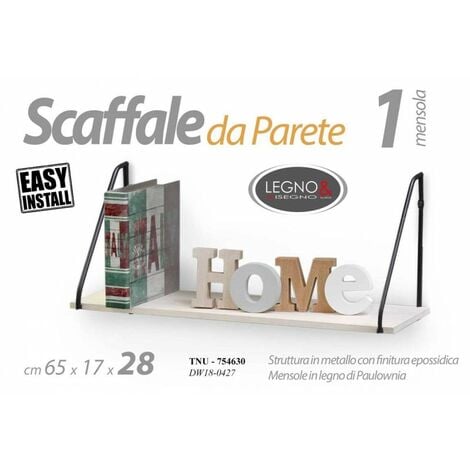 Libreria scaffale urban industrial cm 64 x 32 x 128 h – WebMarketPoint