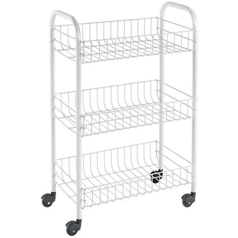 SCAFFALETTO 3 PIANI 41X23X63 SIENA SMONTABILE