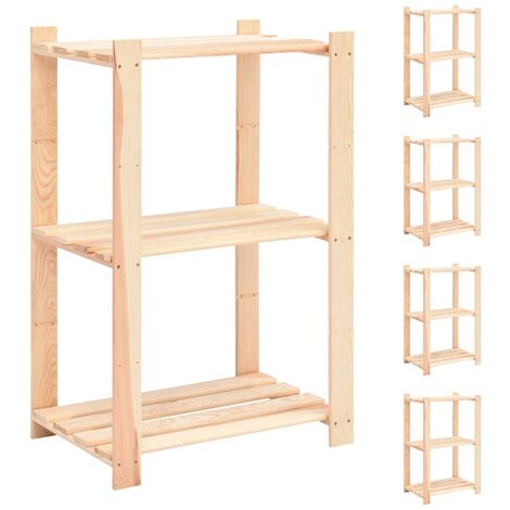 Scaffale legno pino