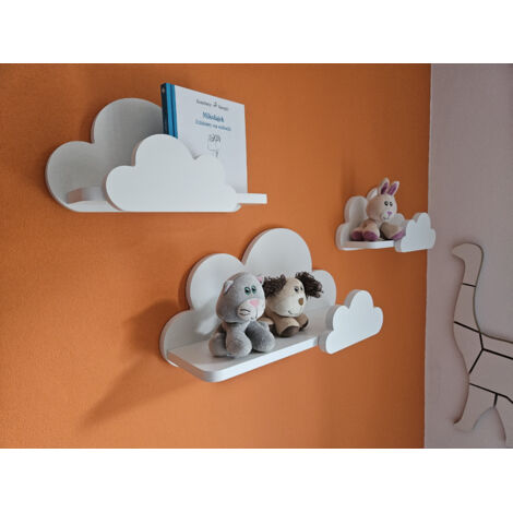 Scaffali Cloud, set da 3, MOLI-Prestige, piani arrotondati