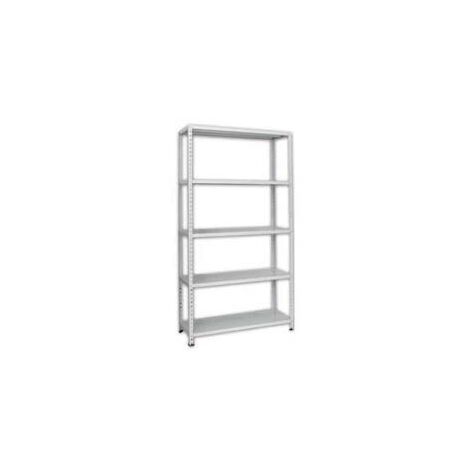 SCAFFALI IN KIT 5 RIPIANI GRIGIO ANGOLARI INTERI  5 ripiani cm.80x40x200h.    PROMETAL