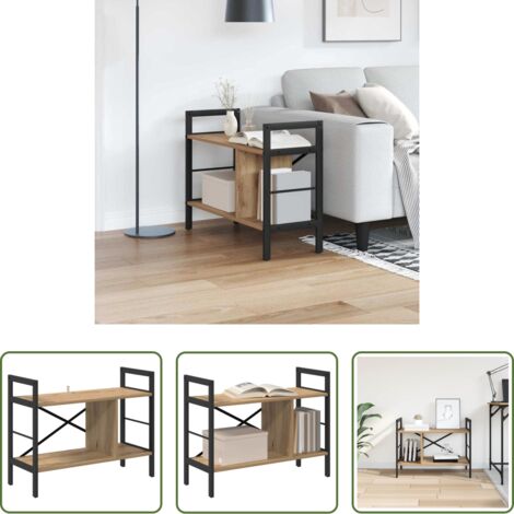 Scaffali in legno -  Libreria Rovere artigianale 75 x 30 x 58,5 cm Legno multistrato