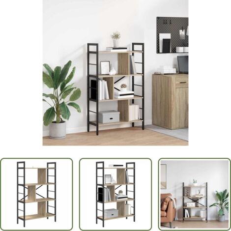 Scaffali in legno -  Libreria Rovere Sonoma 75 x 30 x 123,5 cm Legno multistrato