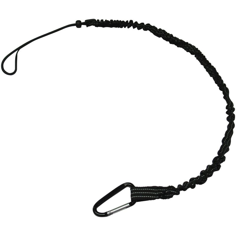 Securefix Direct - Scaffold Tool Lanyard Safety Tether (Harness Bungee Strap Carabiner Clip)
