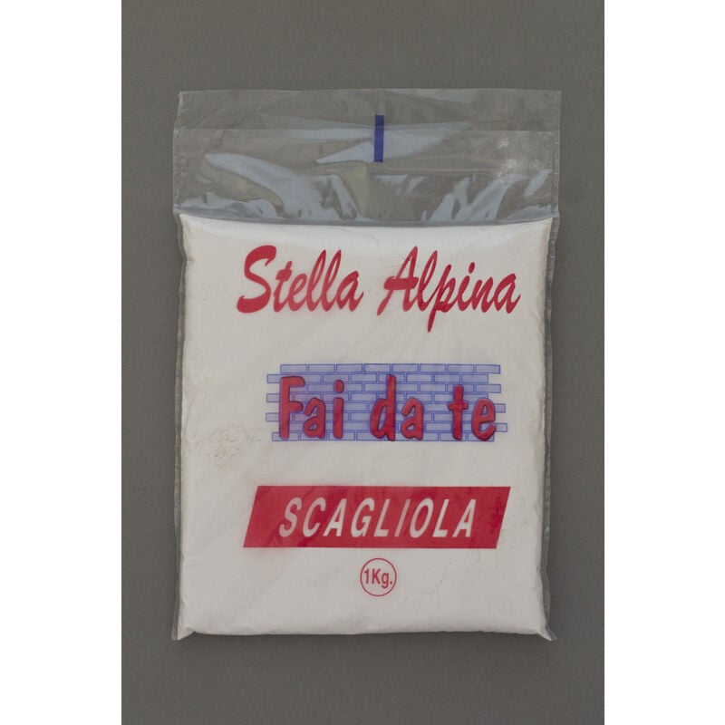 scagliola 1 kg gesso alabastrino rasante in polvere self service edilizia