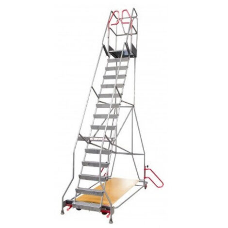 Scala a 14 gradini con immobilizzazione automatica 150 kg - FIMM - 830008819