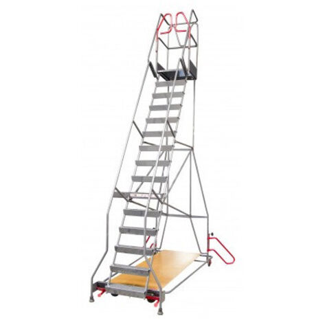Scala a 15 gradini con sistema di bloccaggio automatico 150 kg - FIMM - 830008820