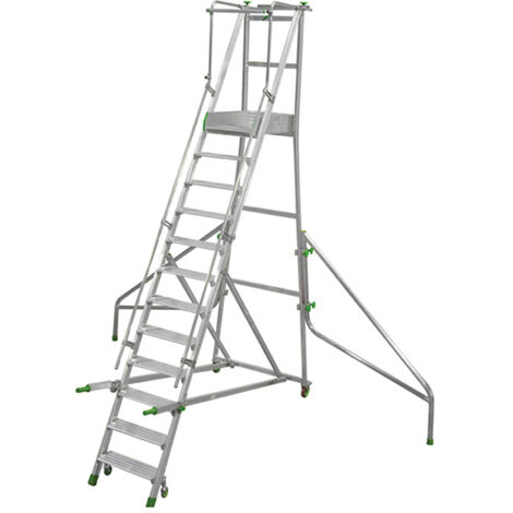 Scala a castello per logistica - Altezza max di lavoro  4.39m - CA7/250