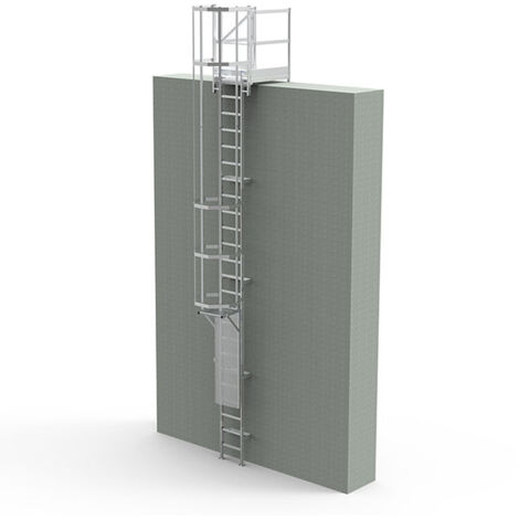 Scala a gabbia - Altezza raggiungibile 1.70 à 2.00m - CS20-CPSH-100-CSPC