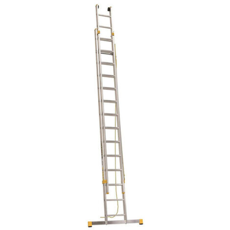 Scala a sfilo 2x18 pioli - Lunghezza estesa 8.93m - 8318
