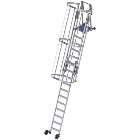 Scala alla marinara con ruote regolabile di 2.69 a 3.94m - MAD4P/CS