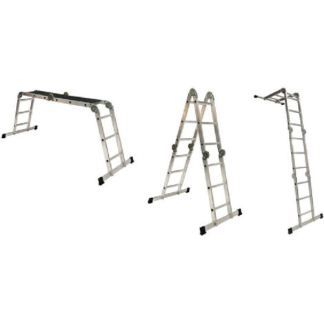 SCALA ALLUMINIO STEP UP COBRA GR.13 REGOLABILE CON DIVERSE POSIZIONI
