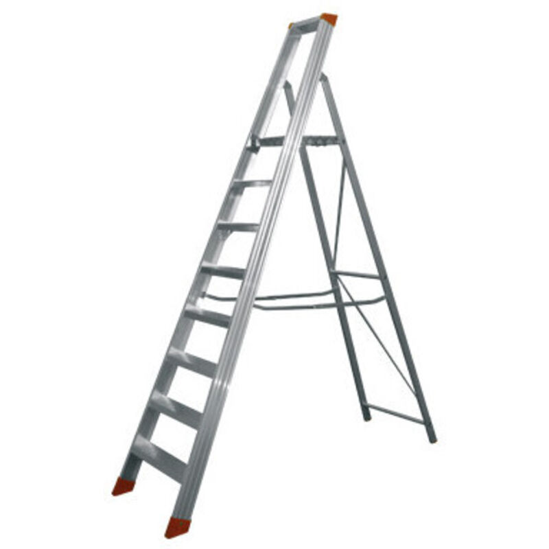 Fraschetti - scala alluminio step up profilo a u - 12 gradini