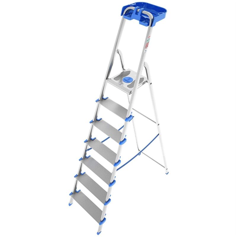 Colombo - Scala a 7 gradini con portaoggetti e gradini più larghi mod.ATLANTICA