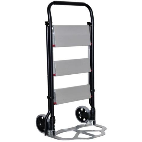 scala-carrello con doppia funzione, portata 160 kg - grima