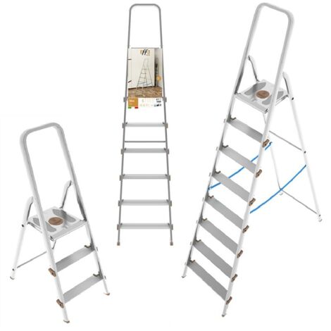 SCALA CASA EFFE SLIM ALLUMINIO 8 GRADINI OFFERTA