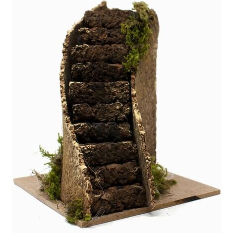 ROSSI ROSA Scala Curva per Presepe H 12 cm 86829/B