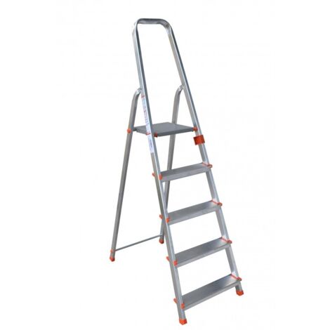 SCALA DOMESTICA IN ALLUMINIO STELLA BASIC MARCHETTI 4 GRADINI LEGGERA RESISTENTE