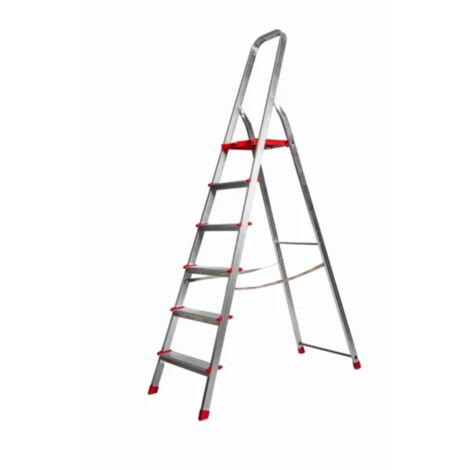SCALA DOMINA 6 GRADINI 50X11XH205CM MAX 100KG