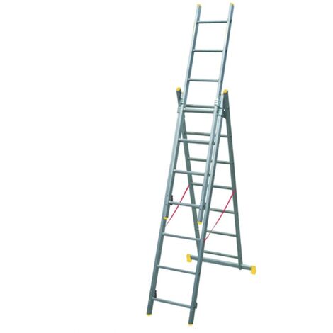Scala In Alluminio A Compasso Misure 258X98X17