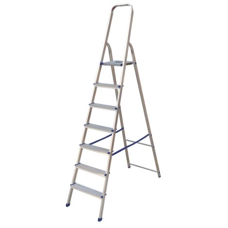 SCALA IN ALLUMINIO ALFA EUROSCALA EN131- - 6 gradini cm.49x188h (127h pedana) kg.5,6 - 1 pezzi FACAL
