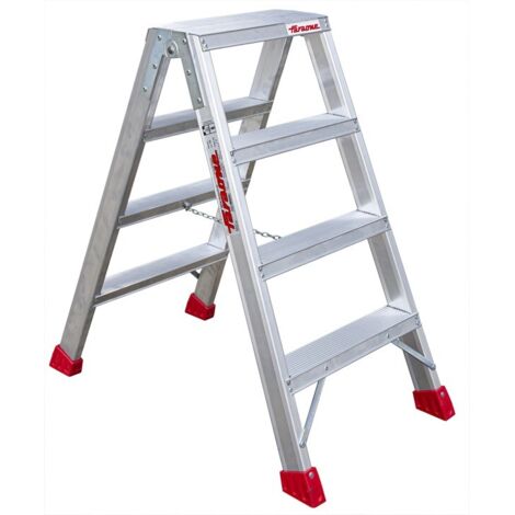 SCALA IN ALLUMINIO DOPPIA 4 P. LARGA