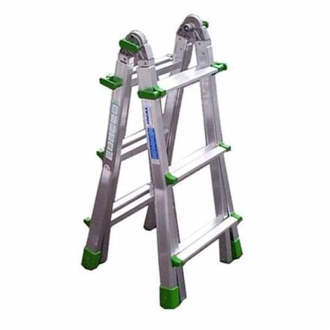 ECHELLE DIRECT Scala in Alluminio Telescopica Facal Eurobriko-16 Piccola Bk/1 3+3Gr Mt. 2,88