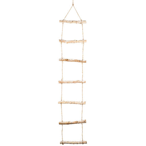 Scala in legno con luci LED 4x35x150 cm
