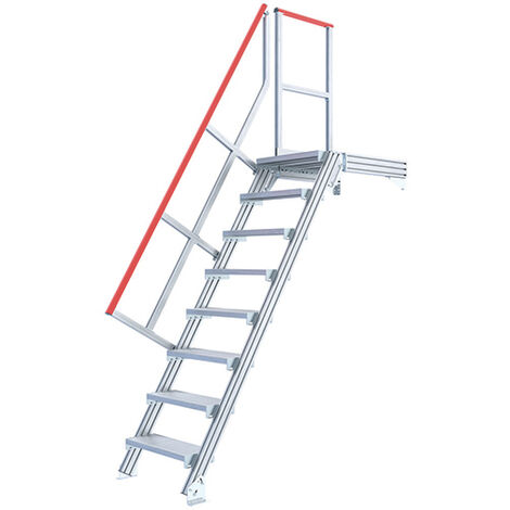 Scala industriale 18 gradini - Altezza raggiungibile 4.50m - 22201018