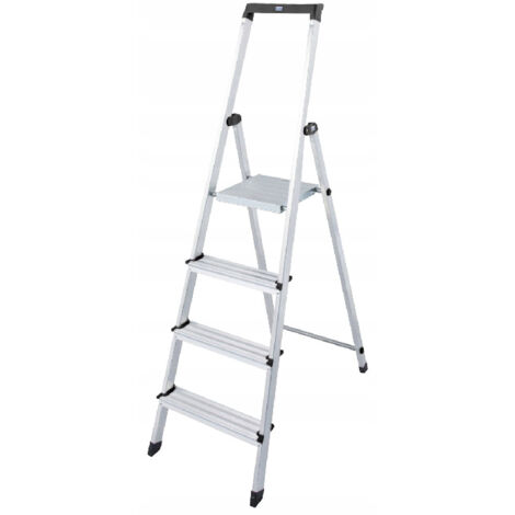 Scala Krause solidy 4 gradini alluminio capacità 150 kg