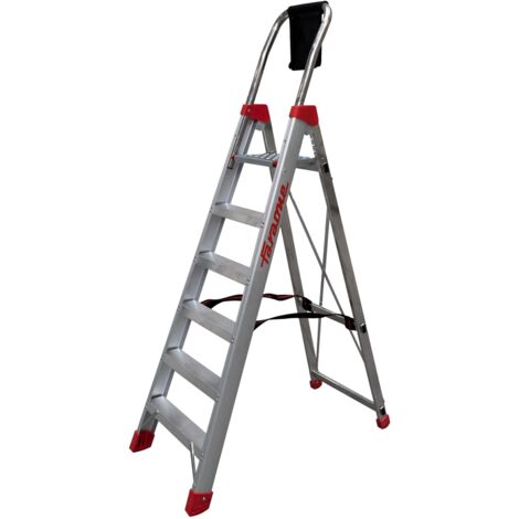 SCALA LADY6, ALLUMINIO PROFESSIONALE 6 GRADINI - DR LADY6