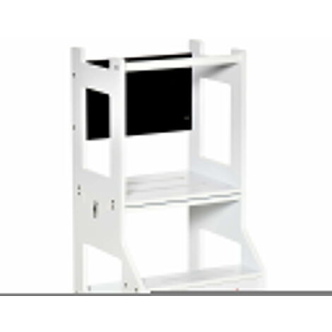 SCALA MONTESSORI 2 IN 1 CON SGABELLO E LAVAGNA INCLUSI 42X44XH86 CM