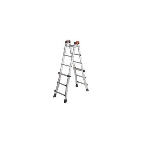 SCALA MULTIFUNZIONE TELESCOPICA PEPPINA D.Lgs. 81/08 4+4 gr. ap.cm.378h.cm.56x24x115h.Kg.11,6 ALL020    GIERRE
