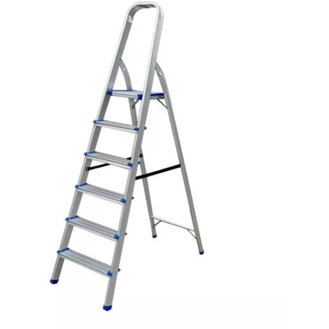 scala pieghevole in alluminio easy system 6 gradini