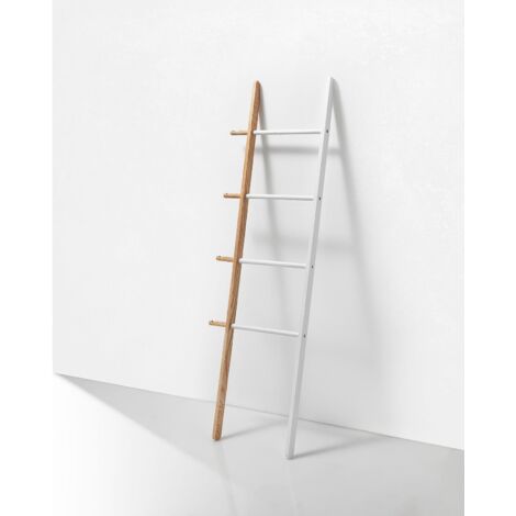 "Scala porta asciugamani BING bianca in Legno"