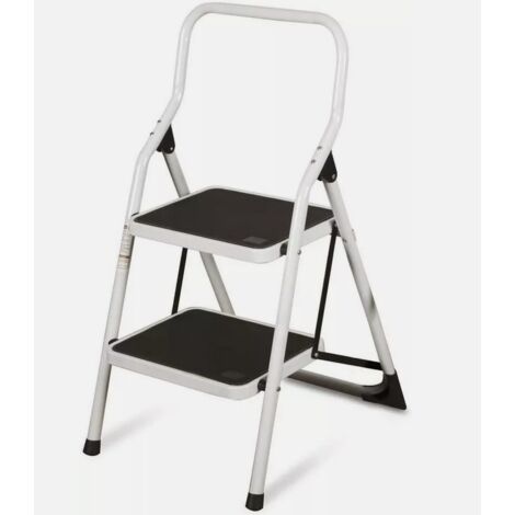 SCALA SCALETTA SGABELLO 2 GRADINI CUCINA PIEGHEVOLE VERDELOOK
