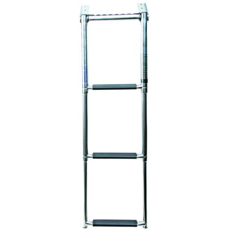 Scala telescopica oem-marine 3030320 acciaio inox 4 gradini