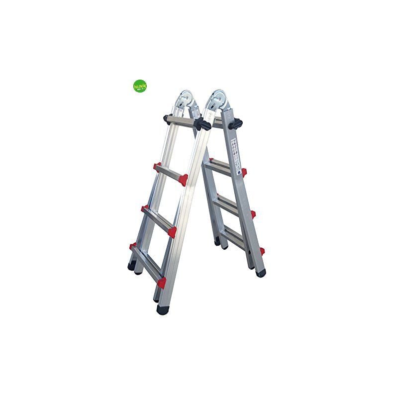 Scala telescopica Sicos 4 + 4 profi auto grigio 100 x 58 x 20 cm