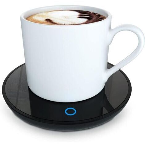 Scalda tazze elettrico, scalda tazze da caffè, scalda tazze da tavolo intelligente con 2 impostazioni di temperatura, scalda tazze, scalda tè elettrico, scalda bevande al latte di cacao