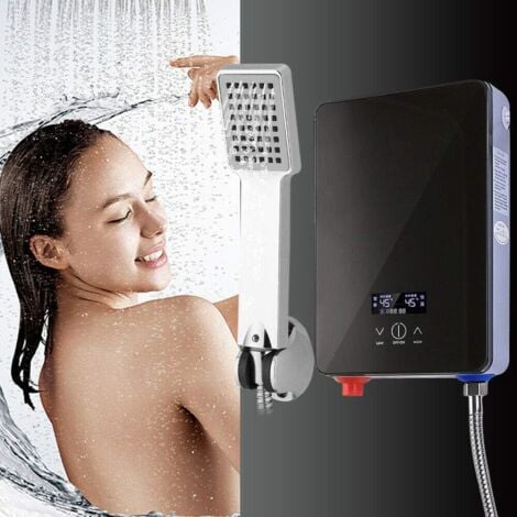 Scaldabagno elettrico 30-55℃ Istante riscaldatore di acqua calda con bagno doccia Kit riscaldatore di acqua 6.5 kW 220 V elettrico bagno doccia per bagno cucina